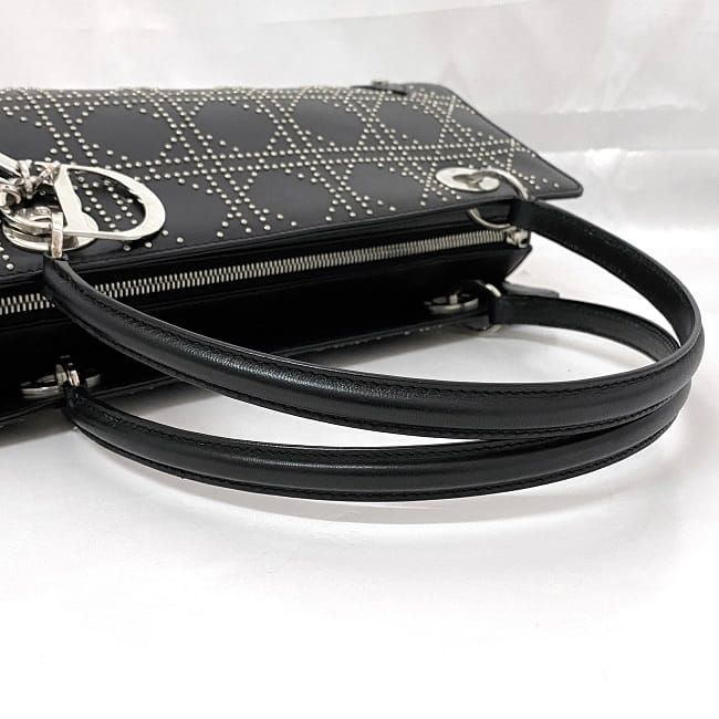 Christian Dior Semi Shoulder Bag F21666 Black
