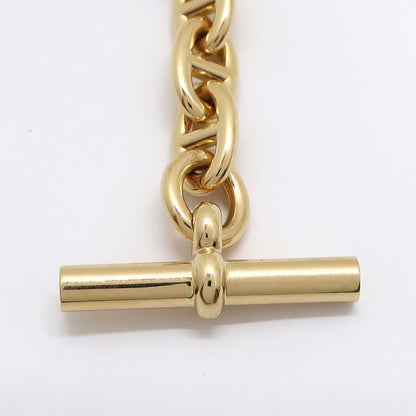 Hermes Chaine D'ancre PM Necklace 43 Frames Au750 Pink Gold PG Chain