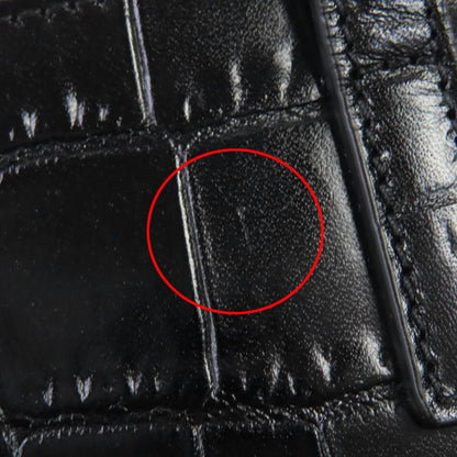 Saint Laurent Paris 712367 Mini Toy Shopping Leather Croc Shape Pressed 2WAY