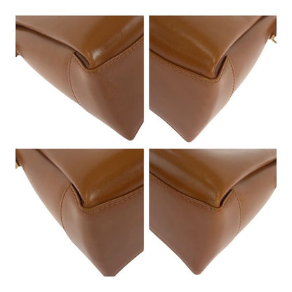 Gucci Vintage Bamboo Brown Gold Hardware Leather 000 926 0175 Handbag Shoulder