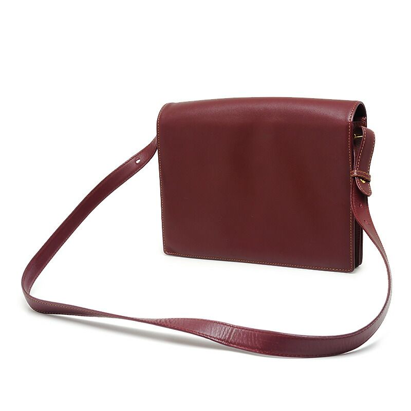 Cartier Shoulder Bag Must Bordeaux Crossbody