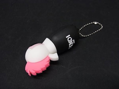 Fendi Karl Lagerfeld Rubber USB Memory Key Holder Black And Pink Au8052