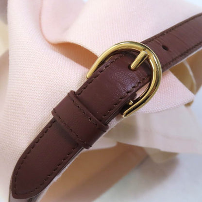 Gucci 22AW 675606 Bermuda Pants Mohair Wool Hem Belt Design Shorts Pink Beige