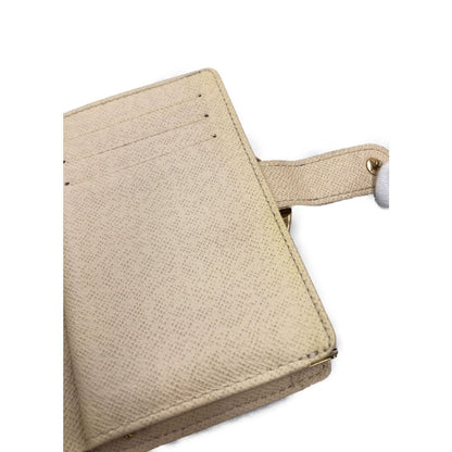 Louis Vuitton Damier Azur Portefeuille Viennois Bifold Wallet N61676 White