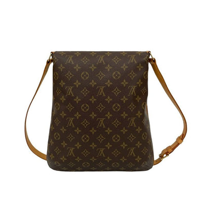 Louis Vuitton Vintage Musette Leather Shoulder Bag Pochette Sacoche Brown 63385