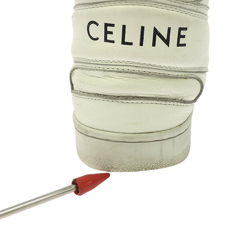 Celine - Z Trainer Ct-03 Leather High-cut Sneakers - 35 - White - Women's