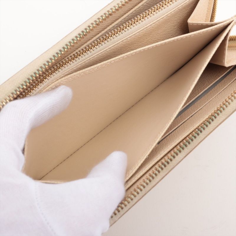 Louis Vuitton Damier Azure Zippy Wallet Round Zip Wallet Long Wallet N60019