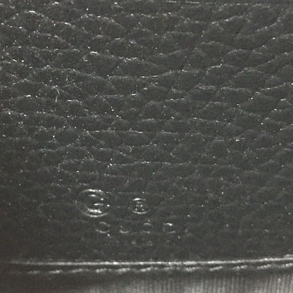 Gucci Leather Round Zipper Long Wallet Soho Soho Outlet 598187 Black