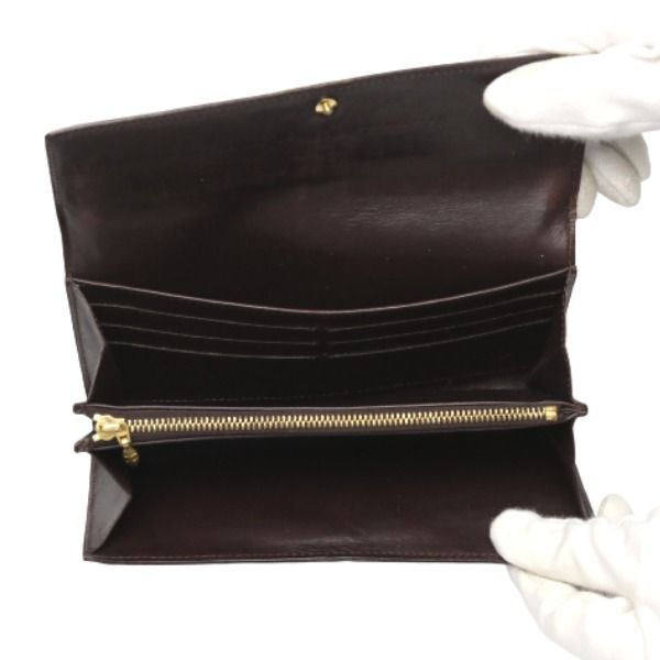 Louis Vuitton M93524 Vernis Long Wallet With Two-fold Zipper Portefeuille Sarah