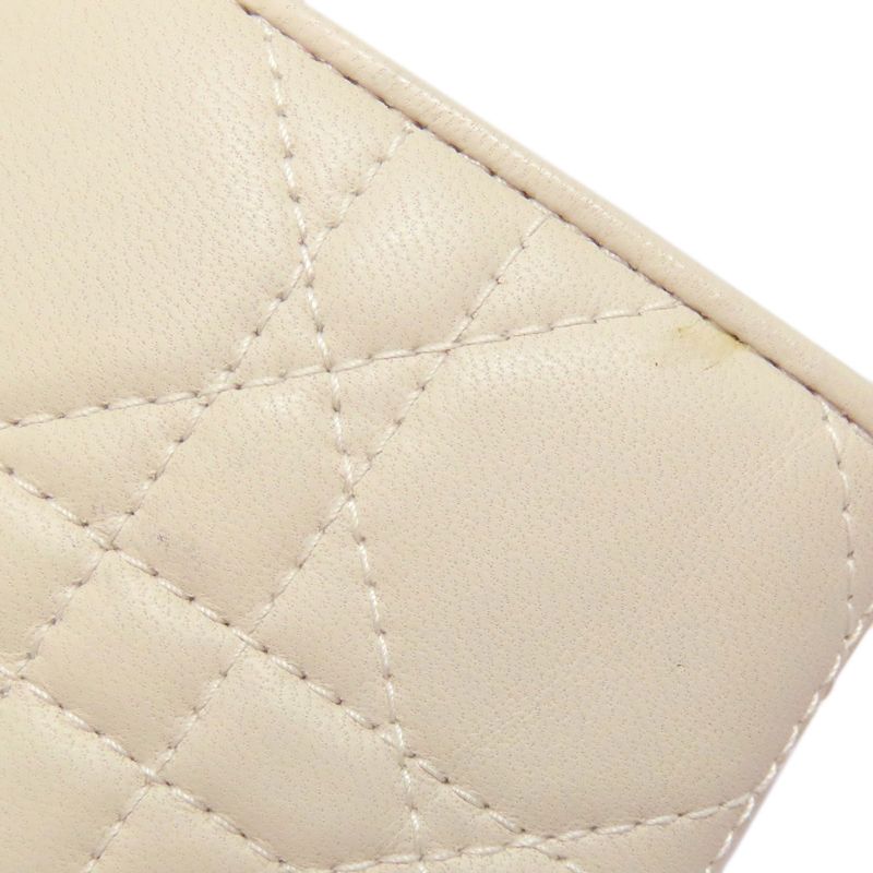 Christian DIOR Cannage Key Case Calf Women