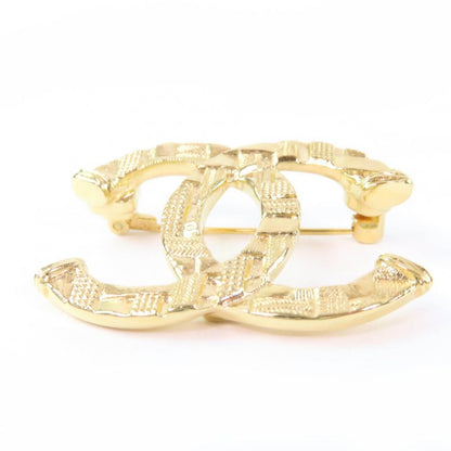 CHANEL Abb103 B23A Coco Mark Brooch Small Fashion Accessory Gold Made In Italy