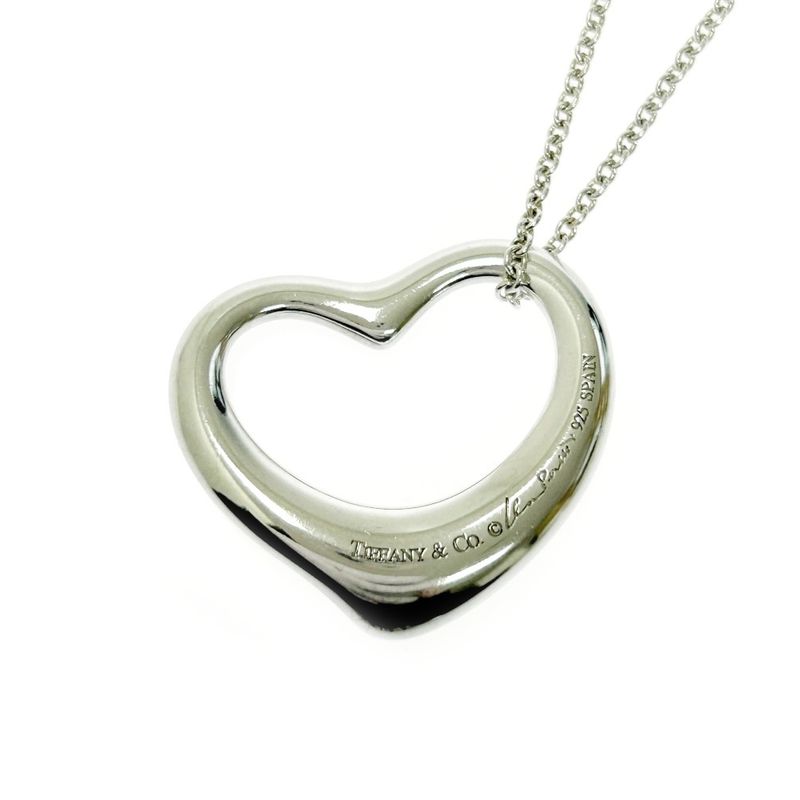 Tiffany & Co Tiffany & Co Silver Elsa Peretti Open Heart Necklace 10.7g 925