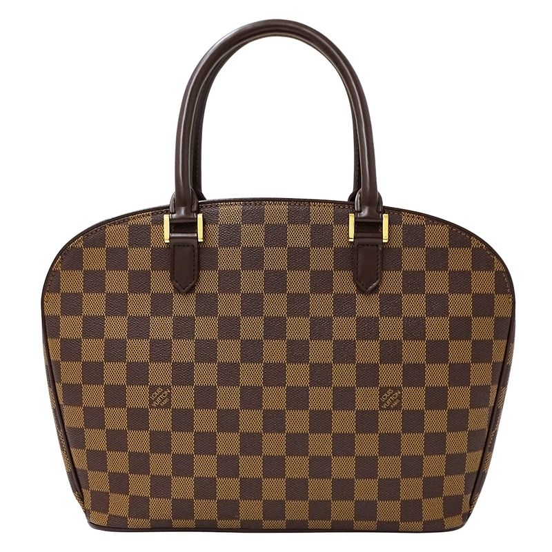 Louis Vuitton Bag Damier Women's Branded Handbag Sariah Orizontal N51282 Brown