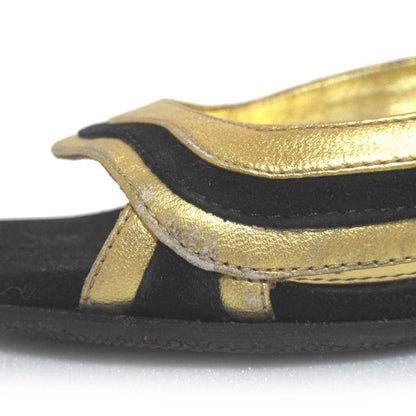 Prada Suede Leather Ankle Strap Sandals Size 36 Equivalent To 23cm (9.06in)