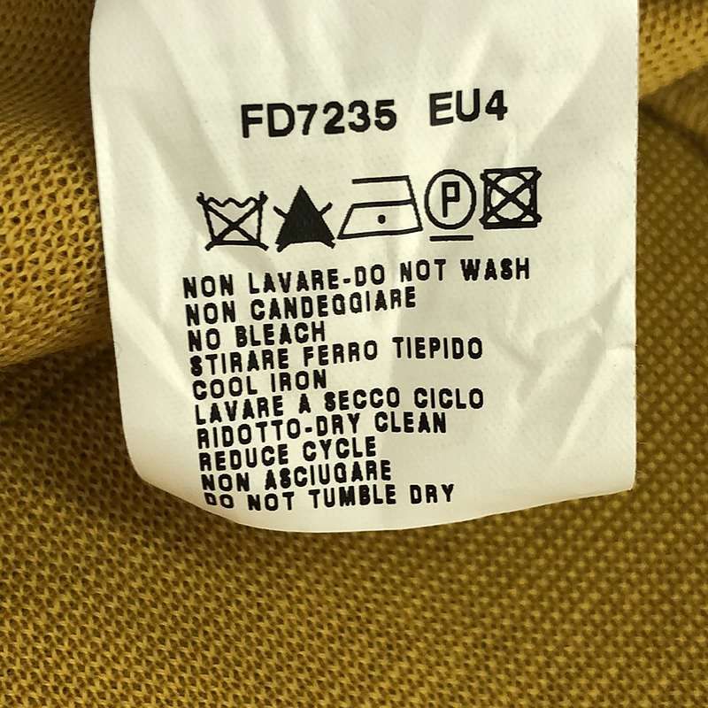 Fendi - Wool Bicolor High Neck Dress - 40 - Yellow Gray - Women's