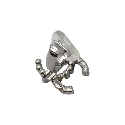 Chanel Earring Coco Mark Abd651 Rhinestone