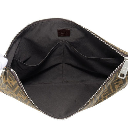 Fendi Shoulder Bag FF Logo Tobacco