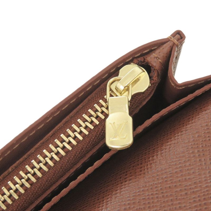 Louis Vuitton Portefeuille Columbus Monogram M60252 Brown Long Wallet LV 0469