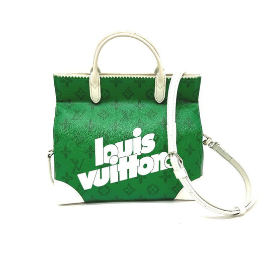 Louis Vuitton Handbag Everyday LV Ritter M80815 Monogram Canvas Green