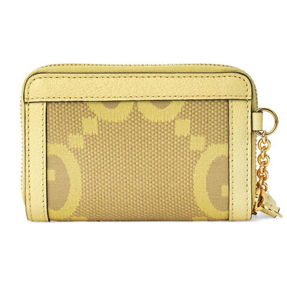Gucci Card Case Ophidia Jumbo GG Beige/banana