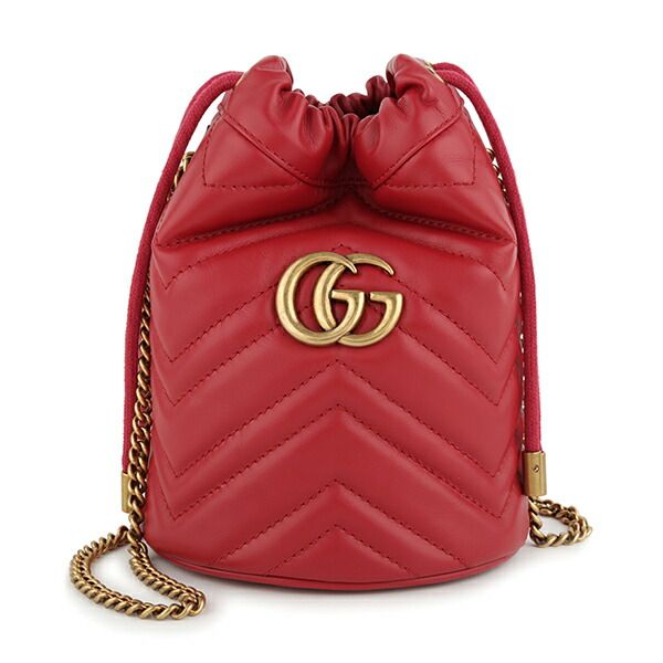 Gucci Shoulder Bag GG Marmont Red