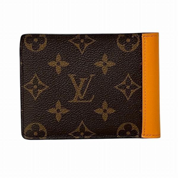 Louis Vuitton Monogram Macassar Portefeuille M82538 Bifold Wallet Card Case