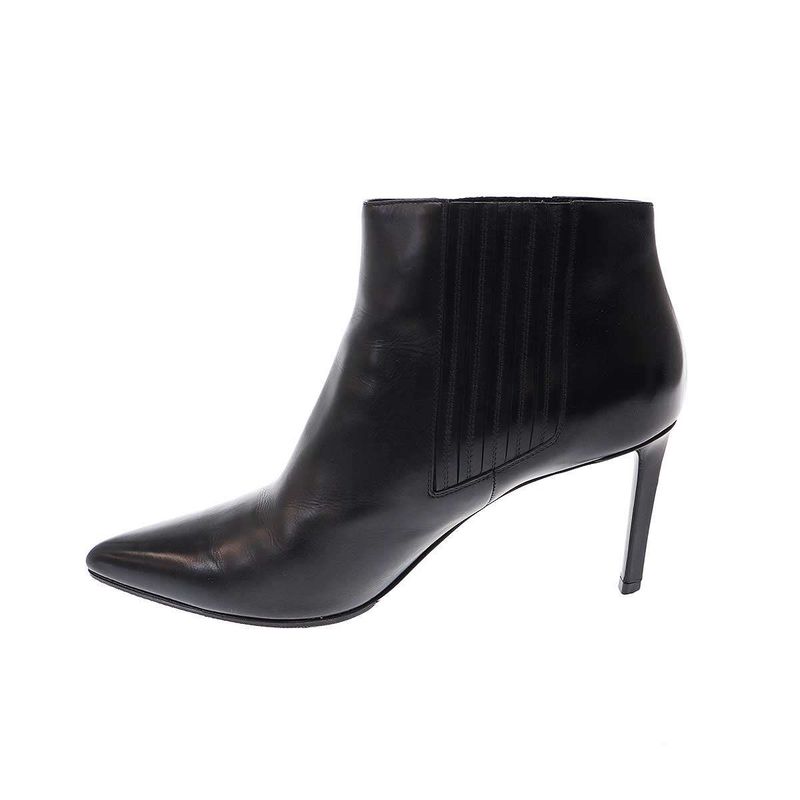 Celine Chelsea Cropped Boots Booties 327913002c Black 39.5