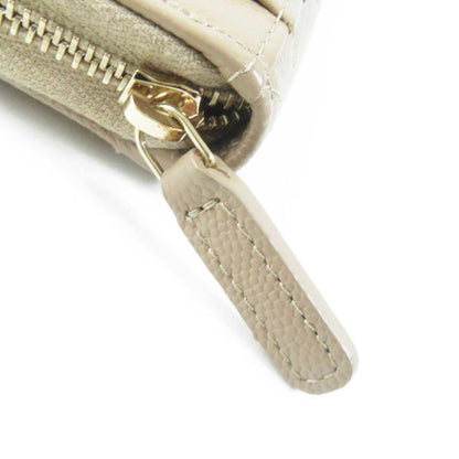 CHANEL Ap1650 Timeless Classic Caviar Skin Coin Purse / Coin Case Beige