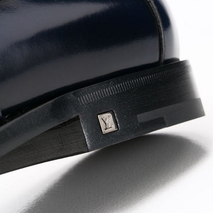 Louis Vuitton Loafers Size 7 1 2M V-line Leather Shoes Made In Italy 20250430