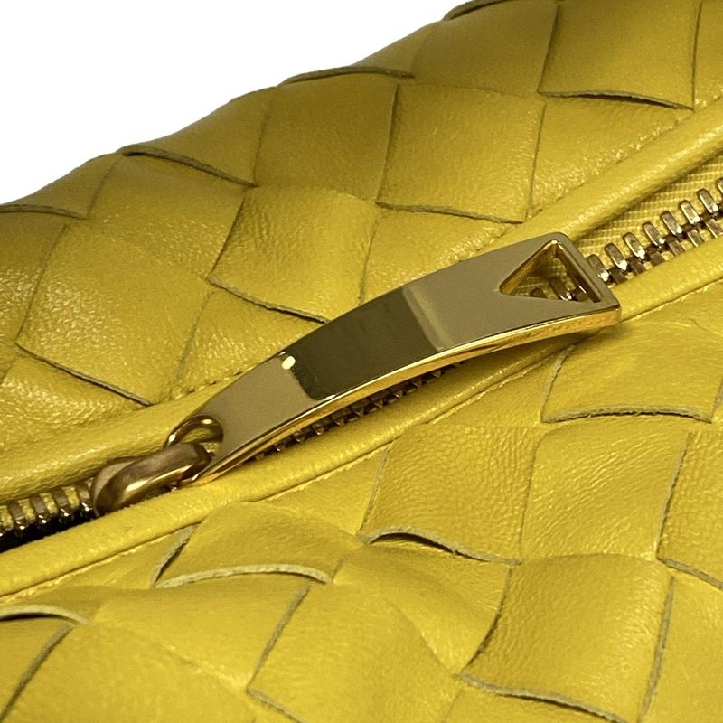 Bottega Veneta Handbag Mini The Jodie Yellow Leather