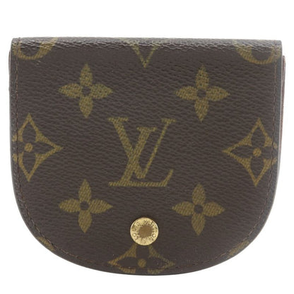 Louis Vuitton Porte Monnaie Gousset M61970 Monogram Canvas Brown Ct1004 Unisex