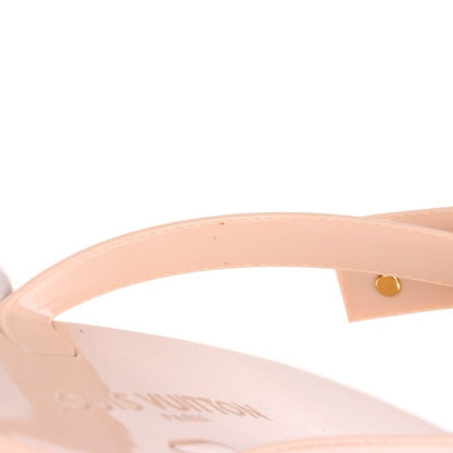Louis Vuitton Sea Star Line Flat Thong Rubber Flip Flops Women's 36 Pink Beige
