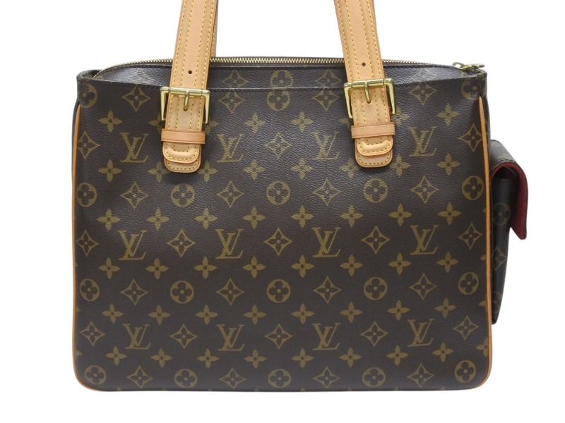 Louis Vuitton Multipli Cite Handbag Monogram Leather Gold — view 3