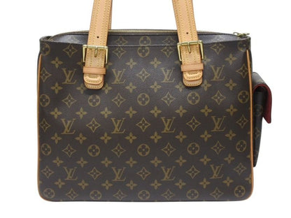 Louis Vuitton Multipli Cite Handbag Monogram Leather Gold — view 3