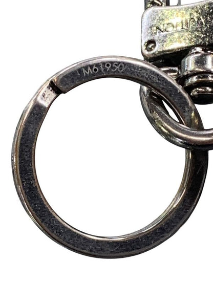 1594 Louis Vuitton M61950 Cx1108 Porte Cles Dragonne Key Holder Black Accessorie