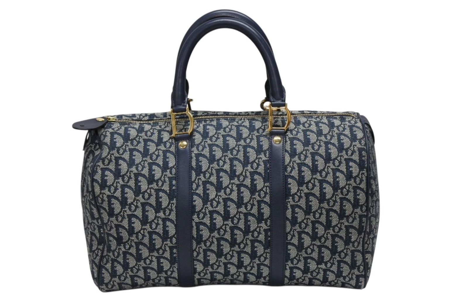 Dior Trotter Handbag Galliano Era Navy