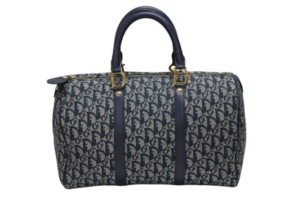 Dior Trotter Handbag Galliano Era Navy