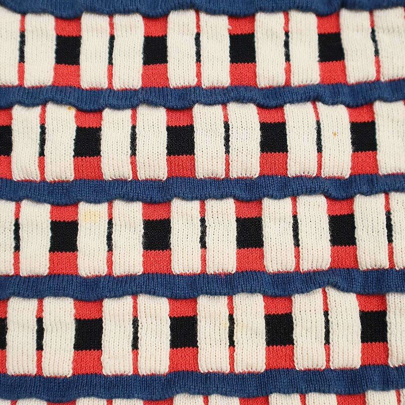 Fendi Block Knit Dress Fz9065 T4k Mix 40