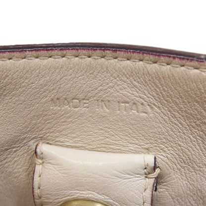 Christian DIOR Lady Dior 2WAY Handbag Calf Women Pink Leather Strap Crossbody