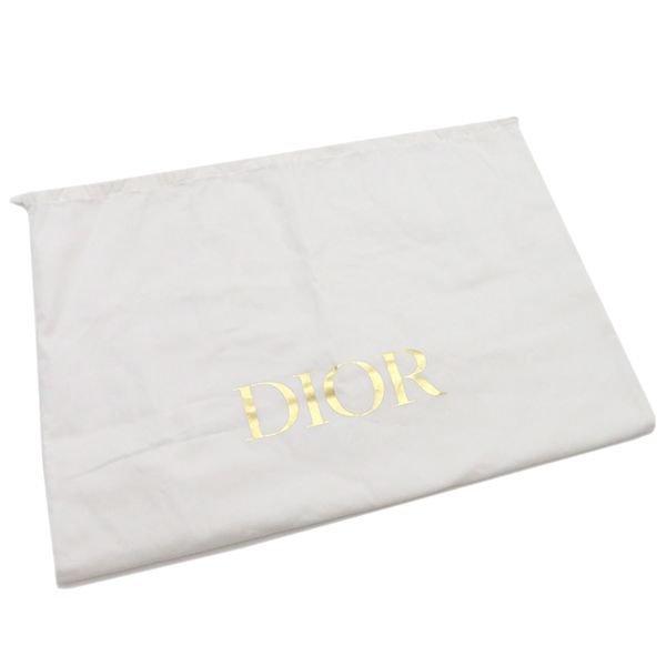 Christian Dior Tote Bag Book Tote Medium Canvas Gray Handbag Embroidery Oblique