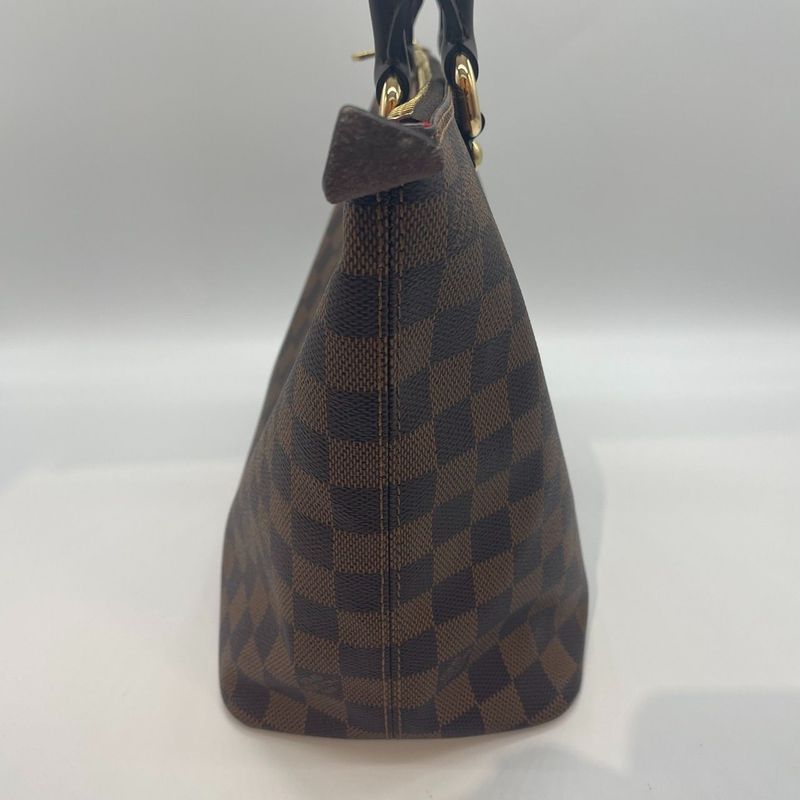 Louis Vuitton Damier Saleya PM N51183 Handbag Shoulder Bag Brown Preowned 005445