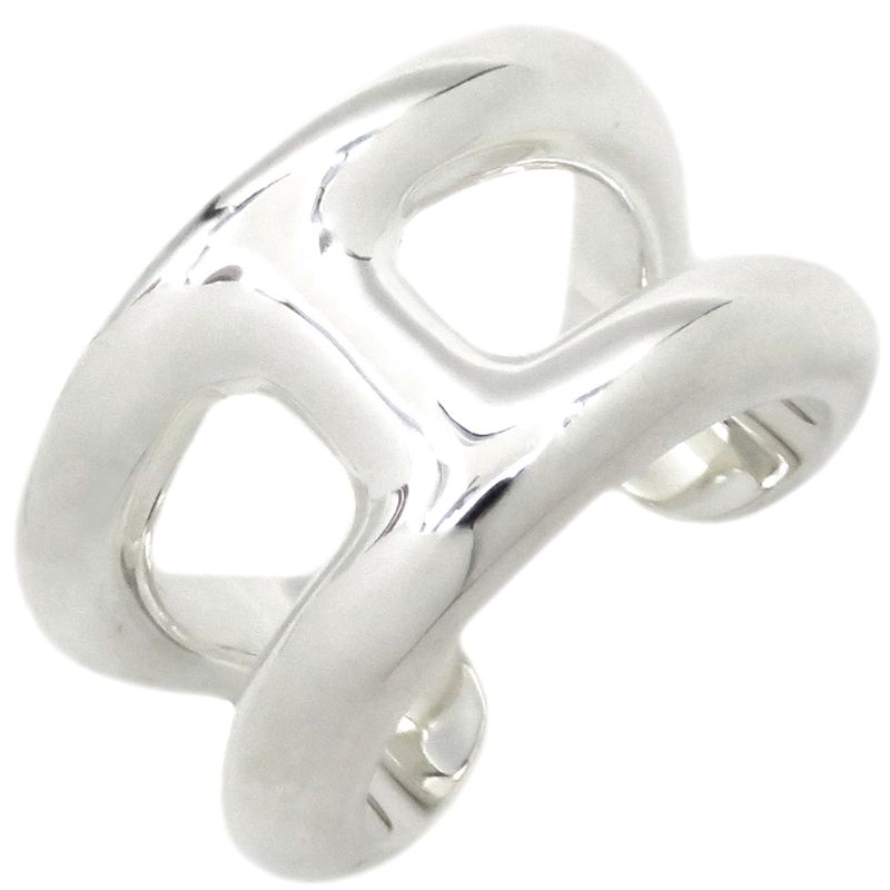 Hermes Ring Ozmoz PM Silver 925 Silver #50 (Jp10) Accessories Ag925 H Motif #10