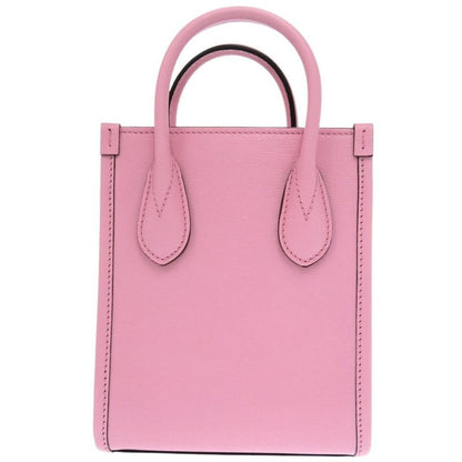 Gucci Bananya Collaboration 671623 Leather 2-way Handbag Pink 0727 Gucci