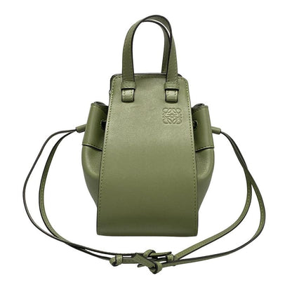 Loewe Handbag Hammock Drawstring Ring Bag Mini Khaki Drawstring Shape