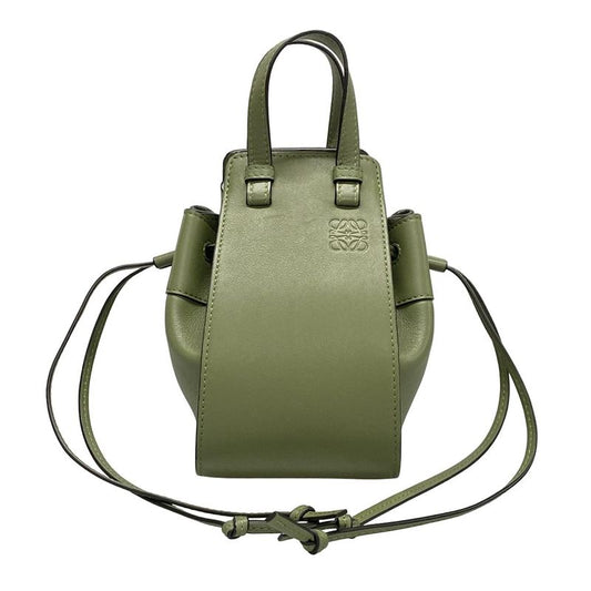 Loewe Handbag Hammock Drawstring Ring Bag Mini Khaki Drawstring Shape
