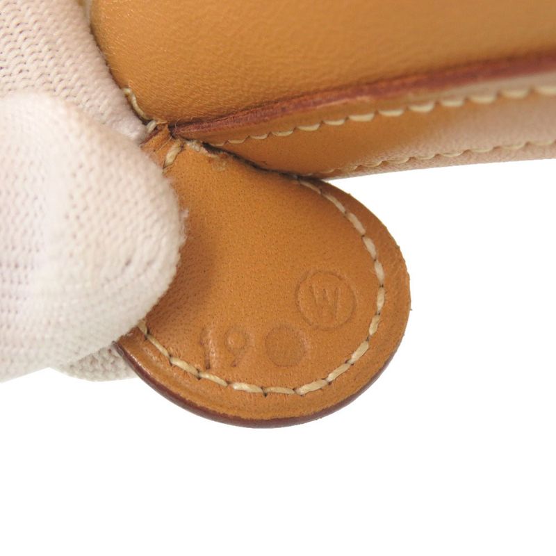 Hermes Ile De Beau Vaux Chamonix Natural Gold Hardware 00W Engraved Handbag