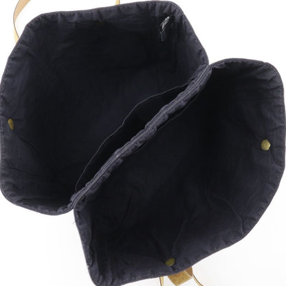 Hermes Amedava Cabas De Poche Long Shoulder Canvas Black Women's Shoulder Bag