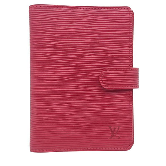 [unused] Louis Vuitton Agenda PM Epi Red Gold