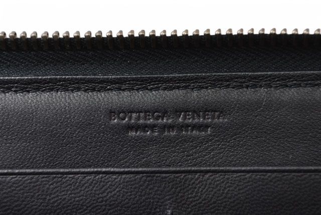 Bottega Veneta Wallet Bottega Veneta Long Wallet With Round Zipper Navy Multi