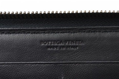 Bottega Veneta Wallet Bottega Veneta Long Wallet With Round Zipper Navy Multi